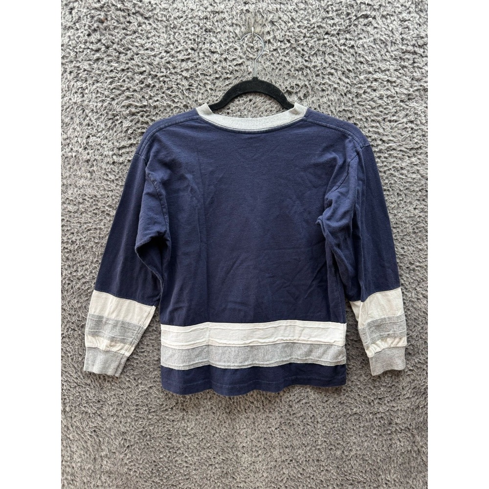 Vintage Nintendo Pokemon Mewtwo Cropped Long Sleeve T Shirt Blue‎ Youth Size M - Picture 2 of 11